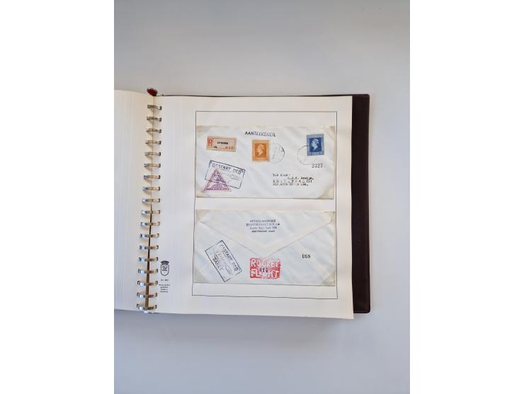 1931/2000 (ca.), interessanter Sammlungsbestand mit u.a. Postkarte “Tilling Raketenflugzeug” (Eckfehler), Österreich-Briefe m