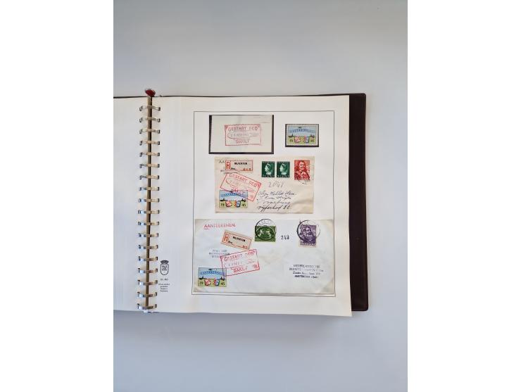 1931/2000 (ca.), interessanter Sammlungsbestand mit u.a. Postkarte “Tilling Raketenflugzeug” (Eckfehler), Österreich-Briefe m