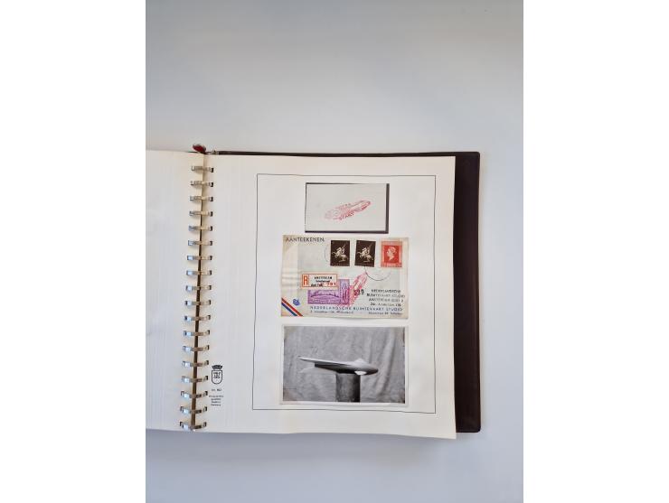 1931/2000 (ca.), interessanter Sammlungsbestand mit u.a. Postkarte “Tilling Raketenflugzeug” (Eckfehler), Österreich-Briefe m