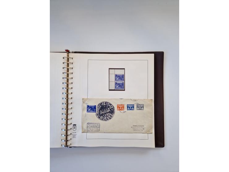 1931/2000 (ca.), interessanter Sammlungsbestand mit u.a. Postkarte “Tilling Raketenflugzeug” (Eckfehler), Österreich-Briefe m