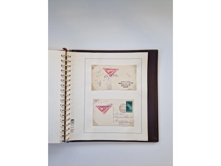 1931/2000 (ca.), interessanter Sammlungsbestand mit u.a. Postkarte “Tilling Raketenflugzeug” (Eckfehler), Österreich-Briefe m