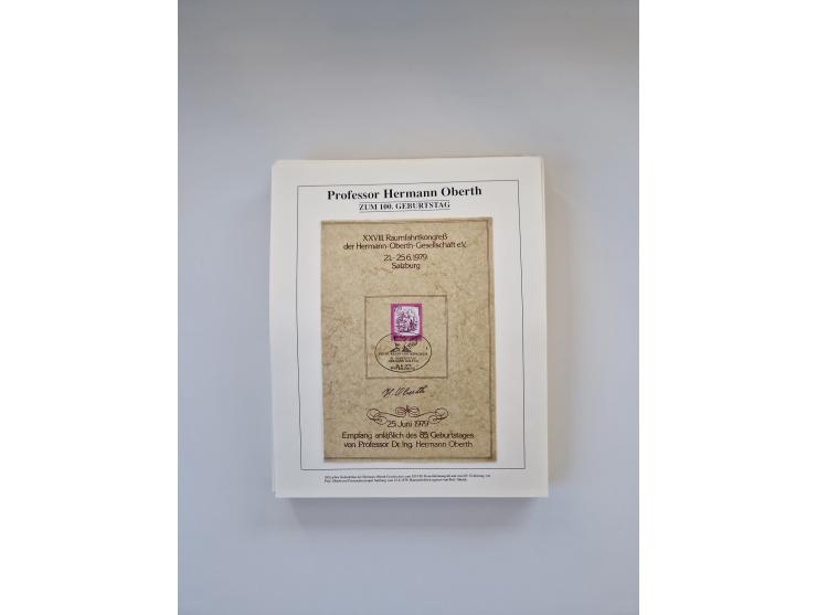 1931/2000 (ca.), interessanter Sammlungsbestand mit u.a. Postkarte “Tilling Raketenflugzeug” (Eckfehler), Österreich-Briefe m