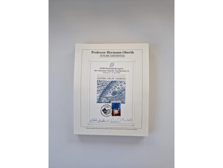 1931/2000 (ca.), interessanter Sammlungsbestand mit u.a. Postkarte “Tilling Raketenflugzeug” (Eckfehler), Österreich-Briefe m