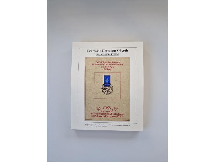 1931/2000 (ca.), interessanter Sammlungsbestand mit u.a. Postkarte “Tilling Raketenflugzeug” (Eckfehler), Österreich-Briefe m