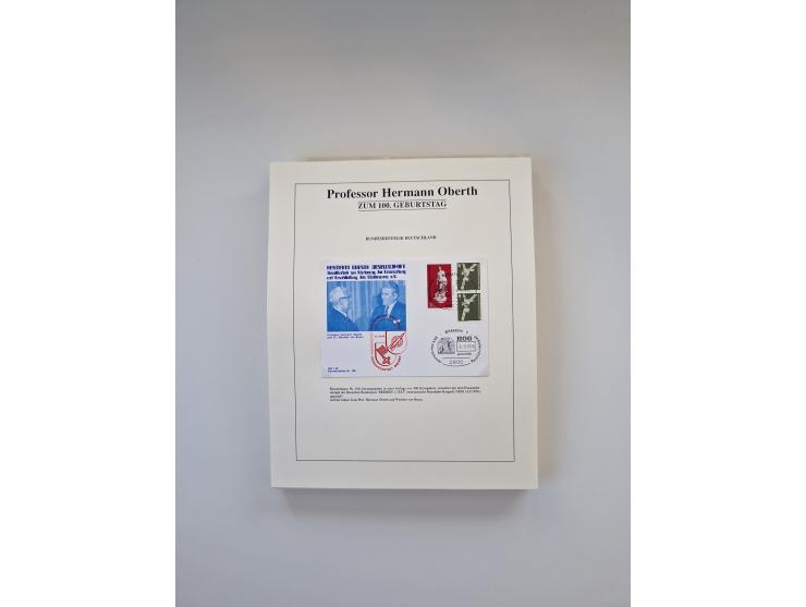 1931/2000 (ca.), interessanter Sammlungsbestand mit u.a. Postkarte “Tilling Raketenflugzeug” (Eckfehler), Österreich-Briefe m