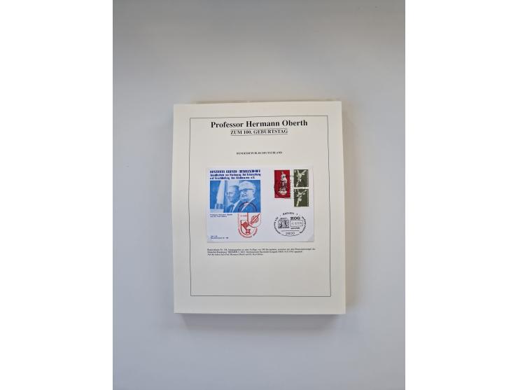 1931/2000 (ca.), interessanter Sammlungsbestand mit u.a. Postkarte “Tilling Raketenflugzeug” (Eckfehler), Österreich-Briefe m