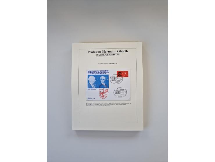 1931/2000 (ca.), interessanter Sammlungsbestand mit u.a. Postkarte “Tilling Raketenflugzeug” (Eckfehler), Österreich-Briefe m