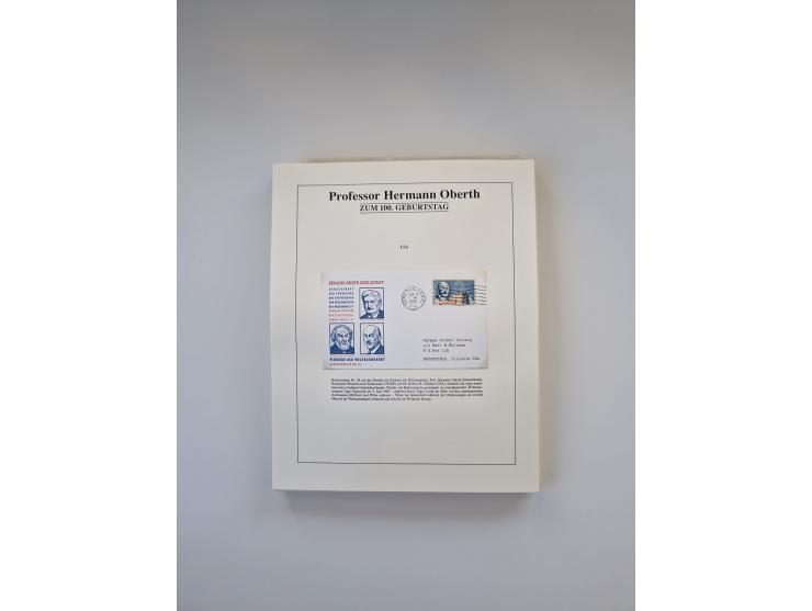 1931/2000 (ca.), interessanter Sammlungsbestand mit u.a. Postkarte “Tilling Raketenflugzeug” (Eckfehler), Österreich-Briefe m