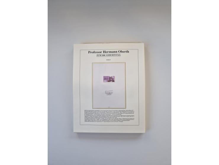 1931/2000 (ca.), interessanter Sammlungsbestand mit u.a. Postkarte “Tilling Raketenflugzeug” (Eckfehler), Österreich-Briefe m