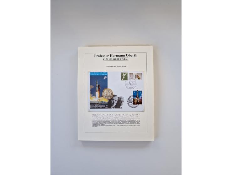 1931/2000 (ca.), interessanter Sammlungsbestand mit u.a. Postkarte “Tilling Raketenflugzeug” (Eckfehler), Österreich-Briefe m