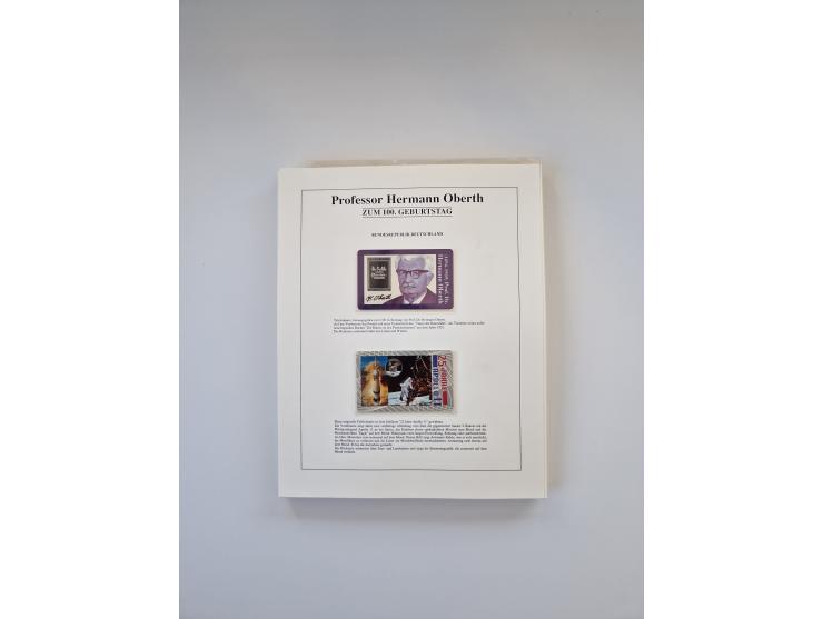 1931/2000 (ca.), interessanter Sammlungsbestand mit u.a. Postkarte “Tilling Raketenflugzeug” (Eckfehler), Österreich-Briefe m