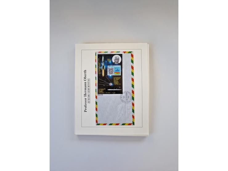 1931/2000 (ca.), interessanter Sammlungsbestand mit u.a. Postkarte “Tilling Raketenflugzeug” (Eckfehler), Österreich-Briefe m