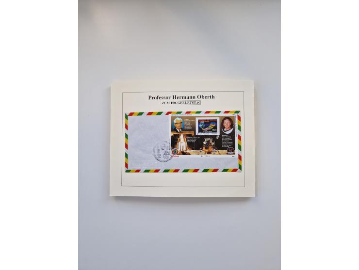 1931/2000 (ca.), interessanter Sammlungsbestand mit u.a. Postkarte “Tilling Raketenflugzeug” (Eckfehler), Österreich-Briefe m