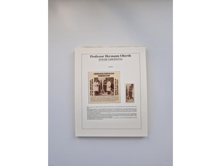 1931/2000 (ca.), interessanter Sammlungsbestand mit u.a. Postkarte “Tilling Raketenflugzeug” (Eckfehler), Österreich-Briefe m