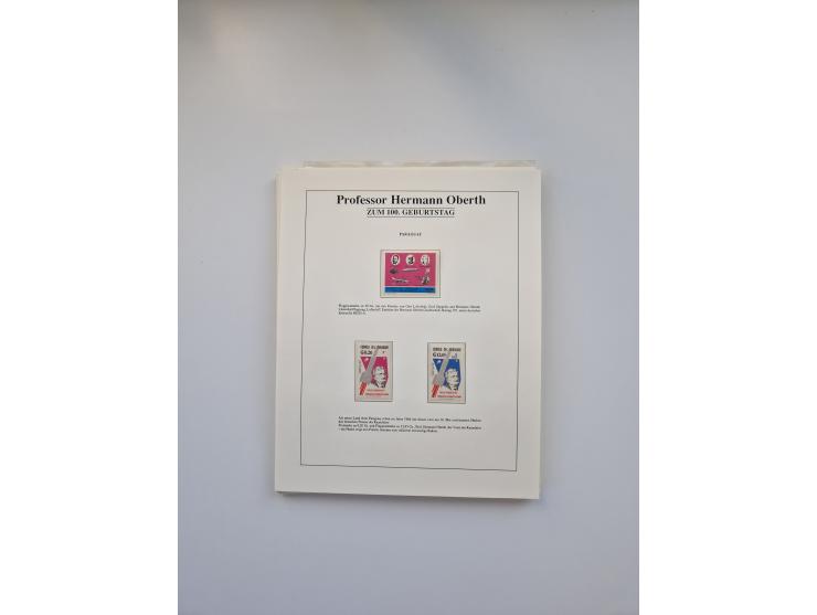 1931/2000 (ca.), interessanter Sammlungsbestand mit u.a. Postkarte “Tilling Raketenflugzeug” (Eckfehler), Österreich-Briefe m