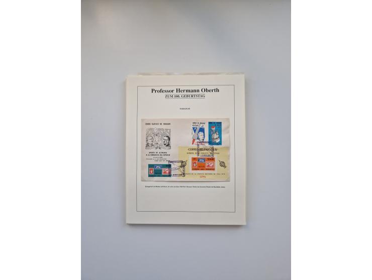 1931/2000 (ca.), interessanter Sammlungsbestand mit u.a. Postkarte “Tilling Raketenflugzeug” (Eckfehler), Österreich-Briefe m