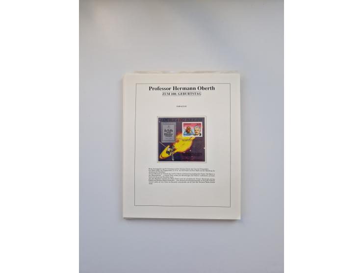 1931/2000 (ca.), interessanter Sammlungsbestand mit u.a. Postkarte “Tilling Raketenflugzeug” (Eckfehler), Österreich-Briefe m