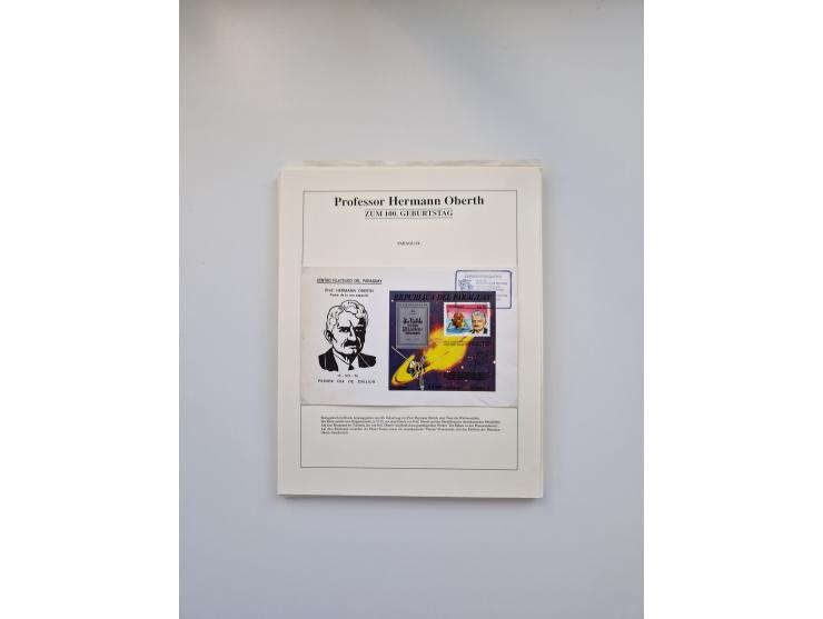 1931/2000 (ca.), interessanter Sammlungsbestand mit u.a. Postkarte “Tilling Raketenflugzeug” (Eckfehler), Österreich-Briefe m