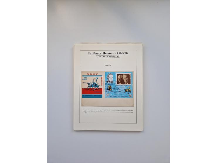 1931/2000 (ca.), interessanter Sammlungsbestand mit u.a. Postkarte “Tilling Raketenflugzeug” (Eckfehler), Österreich-Briefe m