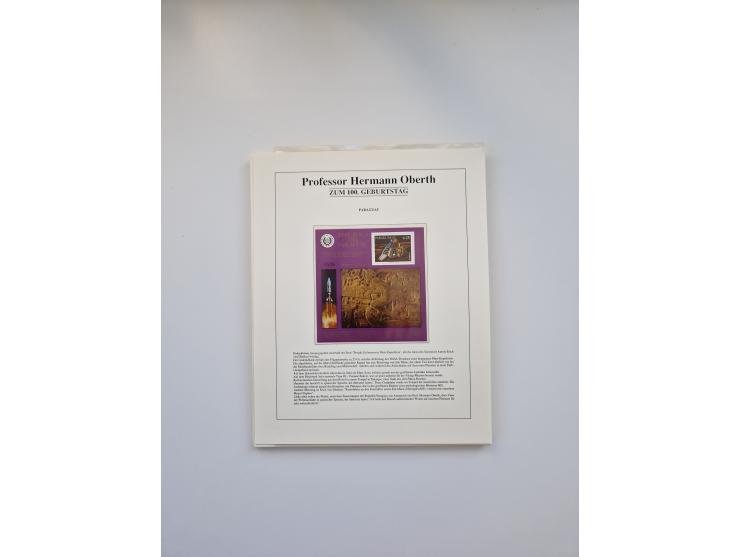 1931/2000 (ca.), interessanter Sammlungsbestand mit u.a. Postkarte “Tilling Raketenflugzeug” (Eckfehler), Österreich-Briefe m