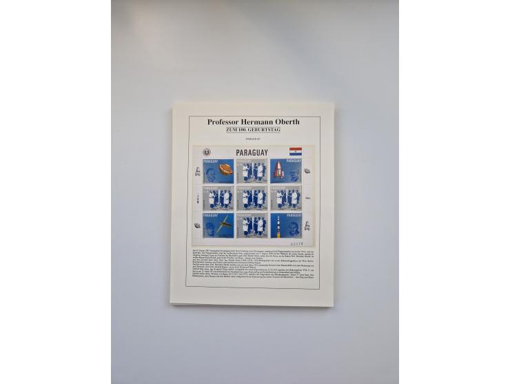 1931/2000 (ca.), interessanter Sammlungsbestand mit u.a. Postkarte “Tilling Raketenflugzeug” (Eckfehler), Österreich-Briefe m