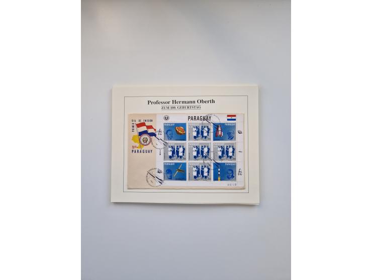 1931/2000 (ca.), interessanter Sammlungsbestand mit u.a. Postkarte “Tilling Raketenflugzeug” (Eckfehler), Österreich-Briefe m