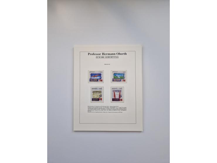 1931/2000 (ca.), interessanter Sammlungsbestand mit u.a. Postkarte “Tilling Raketenflugzeug” (Eckfehler), Österreich-Briefe m