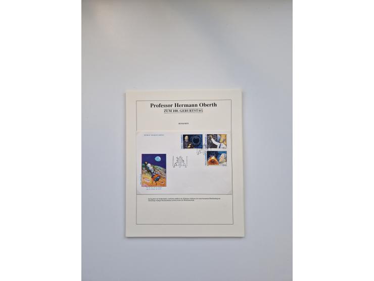 1931/2000 (ca.), interessanter Sammlungsbestand mit u.a. Postkarte “Tilling Raketenflugzeug” (Eckfehler), Österreich-Briefe m