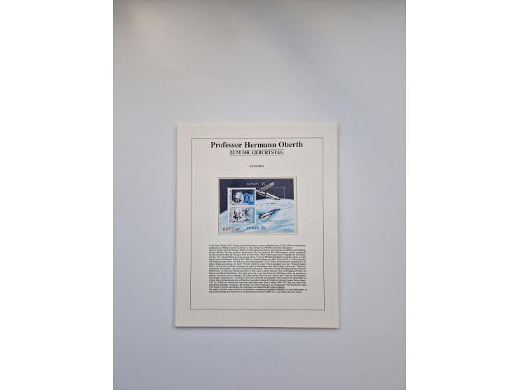 1931/2000 (ca.), interessanter Sammlungsbestand mit u.a. Postkarte “Tilling Raketenflugzeug” (Eckfehler), Österreich-Briefe m