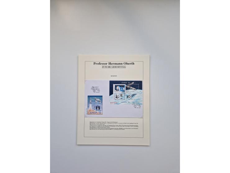 1931/2000 (ca.), interessanter Sammlungsbestand mit u.a. Postkarte “Tilling Raketenflugzeug” (Eckfehler), Österreich-Briefe m