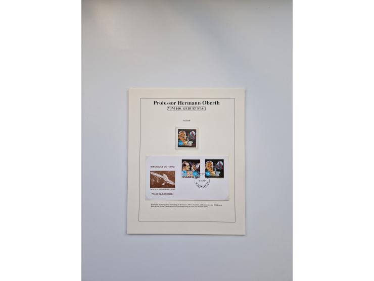 1931/2000 (ca.), interessanter Sammlungsbestand mit u.a. Postkarte “Tilling Raketenflugzeug” (Eckfehler), Österreich-Briefe m