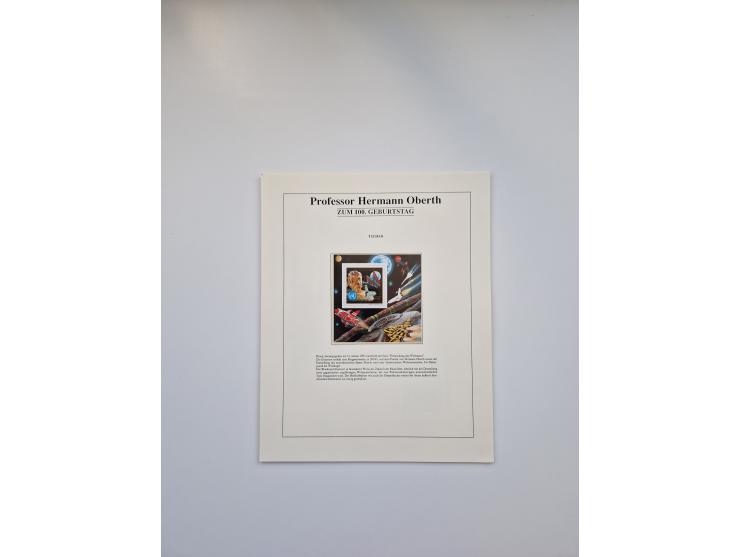 1931/2000 (ca.), interessanter Sammlungsbestand mit u.a. Postkarte “Tilling Raketenflugzeug” (Eckfehler), Österreich-Briefe m