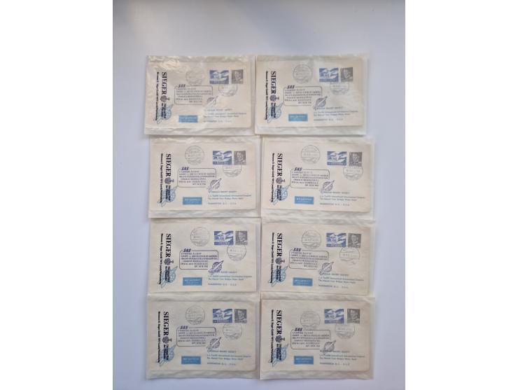 1931/2000 (ca.), interessanter Sammlungsbestand mit u.a. Postkarte “Tilling Raketenflugzeug” (Eckfehler), Österreich-Briefe m