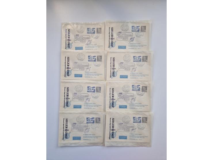 1931/2000 (ca.), interessanter Sammlungsbestand mit u.a. Postkarte “Tilling Raketenflugzeug” (Eckfehler), Österreich-Briefe m