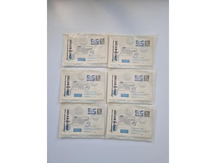 1931/2000 (ca.), interessanter Sammlungsbestand mit u.a. Postkarte “Tilling Raketenflugzeug” (Eckfehler), Österreich-Briefe m