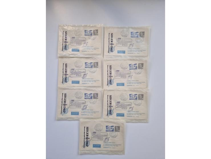 1931/2000 (ca.), interessanter Sammlungsbestand mit u.a. Postkarte “Tilling Raketenflugzeug” (Eckfehler), Österreich-Briefe m