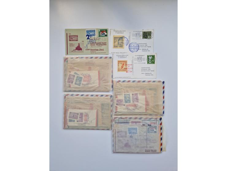 1931/2000 (ca.), interessanter Sammlungsbestand mit u.a. Postkarte “Tilling Raketenflugzeug” (Eckfehler), Österreich-Briefe m