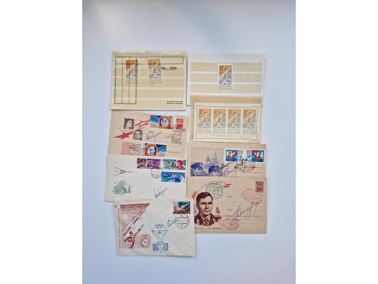 1931/2000 (ca.), interessanter Sammlungsbestand mit u.a. Postkarte “Tilling Raketenflugzeug” (Eckfehler), Österreich-Briefe m