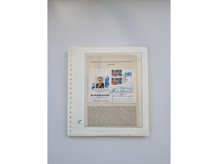 1931/2000 (ca.), interessanter Sammlungsbestand mit u.a. Postkarte “Tilling Raketenflugzeug” (Eckfehler), Österreich-Briefe m