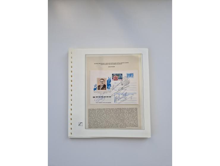 1931/2000 (ca.), interessanter Sammlungsbestand mit u.a. Postkarte “Tilling Raketenflugzeug” (Eckfehler), Österreich-Briefe m