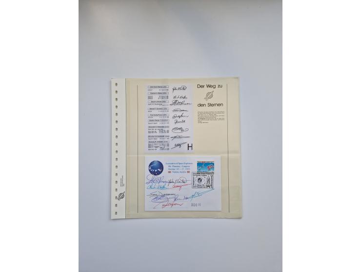 1931/2000 (ca.), interessanter Sammlungsbestand mit u.a. Postkarte “Tilling Raketenflugzeug” (Eckfehler), Österreich-Briefe m