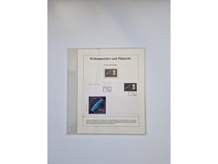 1931/2000 (ca.), interessanter Sammlungsbestand mit u.a. Postkarte “Tilling Raketenflugzeug” (Eckfehler), Österreich-Briefe m