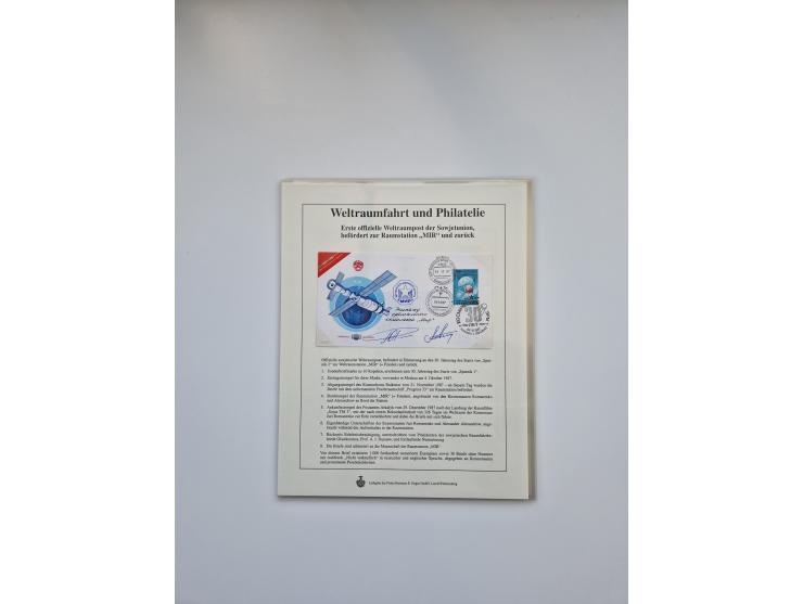 1931/2000 (ca.), interessanter Sammlungsbestand mit u.a. Postkarte “Tilling Raketenflugzeug” (Eckfehler), Österreich-Briefe m