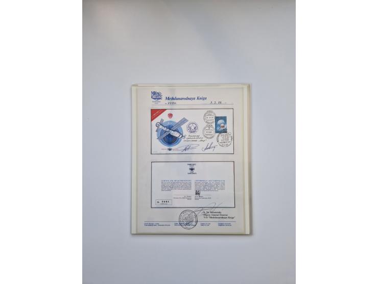 1931/2000 (ca.), interessanter Sammlungsbestand mit u.a. Postkarte “Tilling Raketenflugzeug” (Eckfehler), Österreich-Briefe m