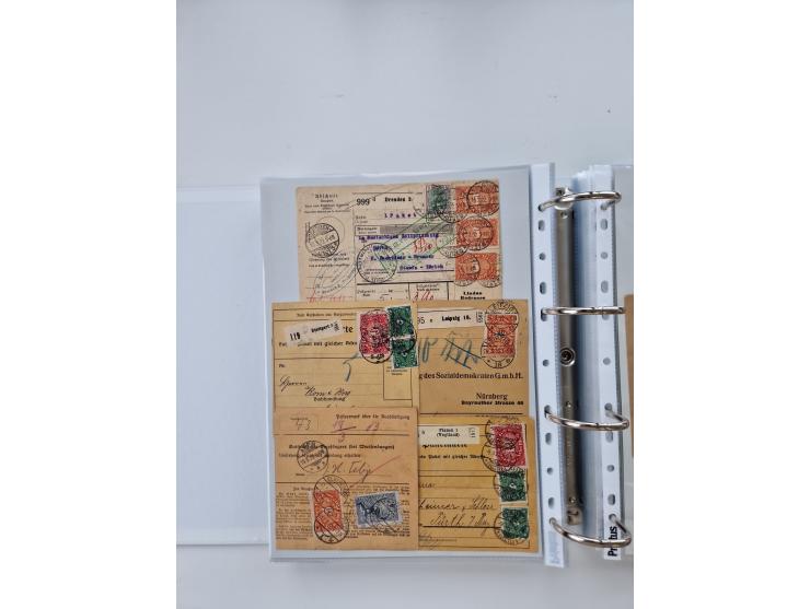 1920/23, umfangreiche Sammlung mit über 4600 Briefen, Karten und Ganzsachen. Dabei interessante Frankaturen, Blockeinheiten, 