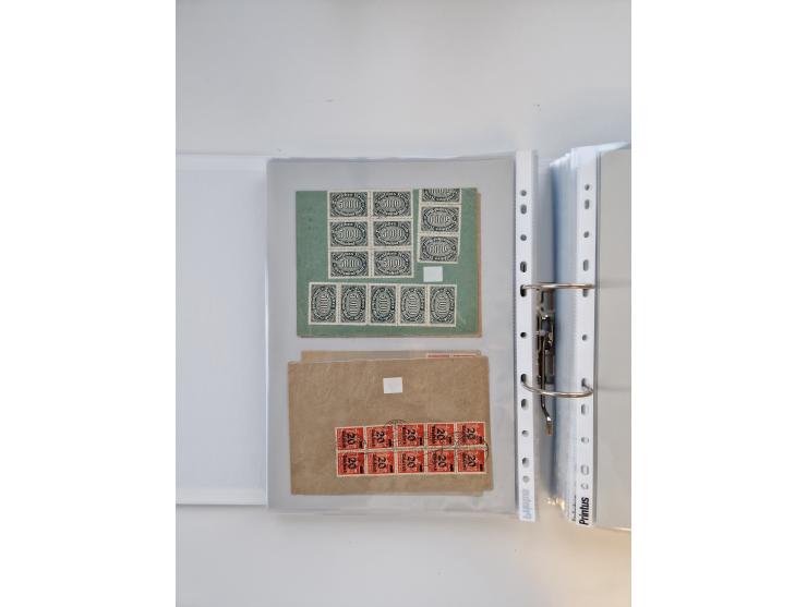 1920/23, umfangreiche Sammlung mit über 4600 Briefen, Karten und Ganzsachen. Dabei interessante Frankaturen, Blockeinheiten, 