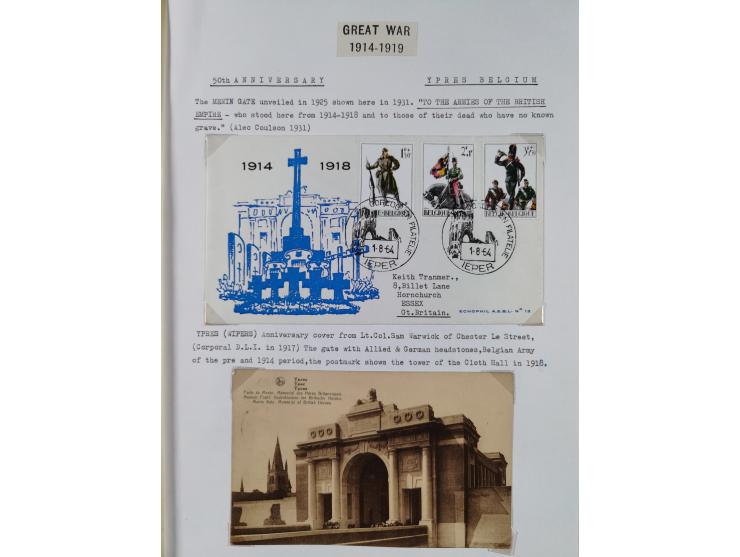 1914/18, 70+ covers of APO and FPO covers, 1916/18 covers/cards from British Army in Salonika incl. registered usage, 1921/23