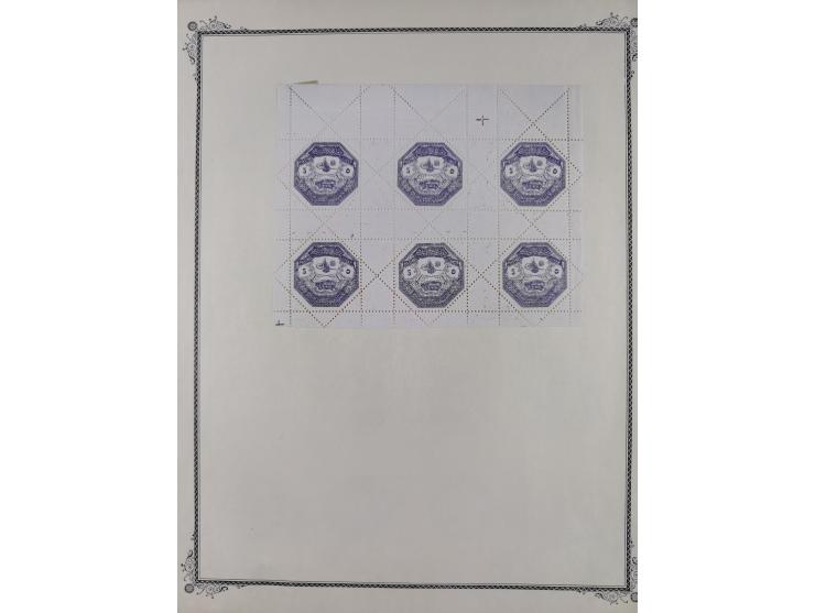 1897/98, Ottoman military occupation of Thessaly: six covers franked with octagonal military stamps, all properly posted, wit