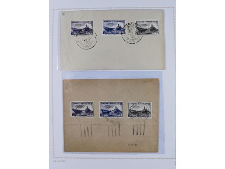 1935/60, over 30 FDC and covers with attractive frankings, including Womans Congress 1935 up to 10 krs. on registered cover t