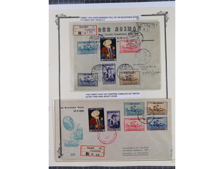 1935/60, over 30 FDC and covers with attractive frankings, including Womans Congress 1935 up to 10 krs. on registered cover t